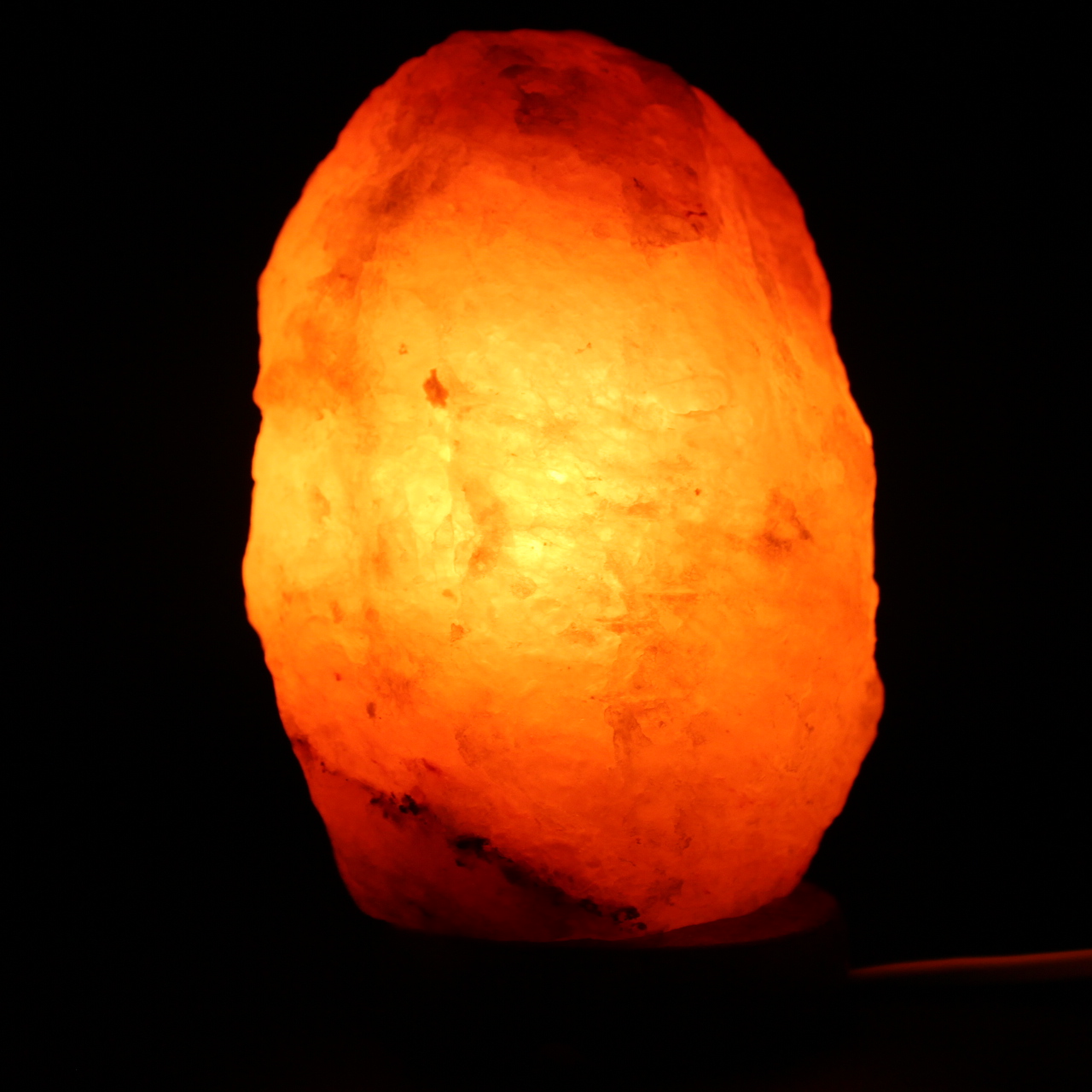 Lampe en roche de sel