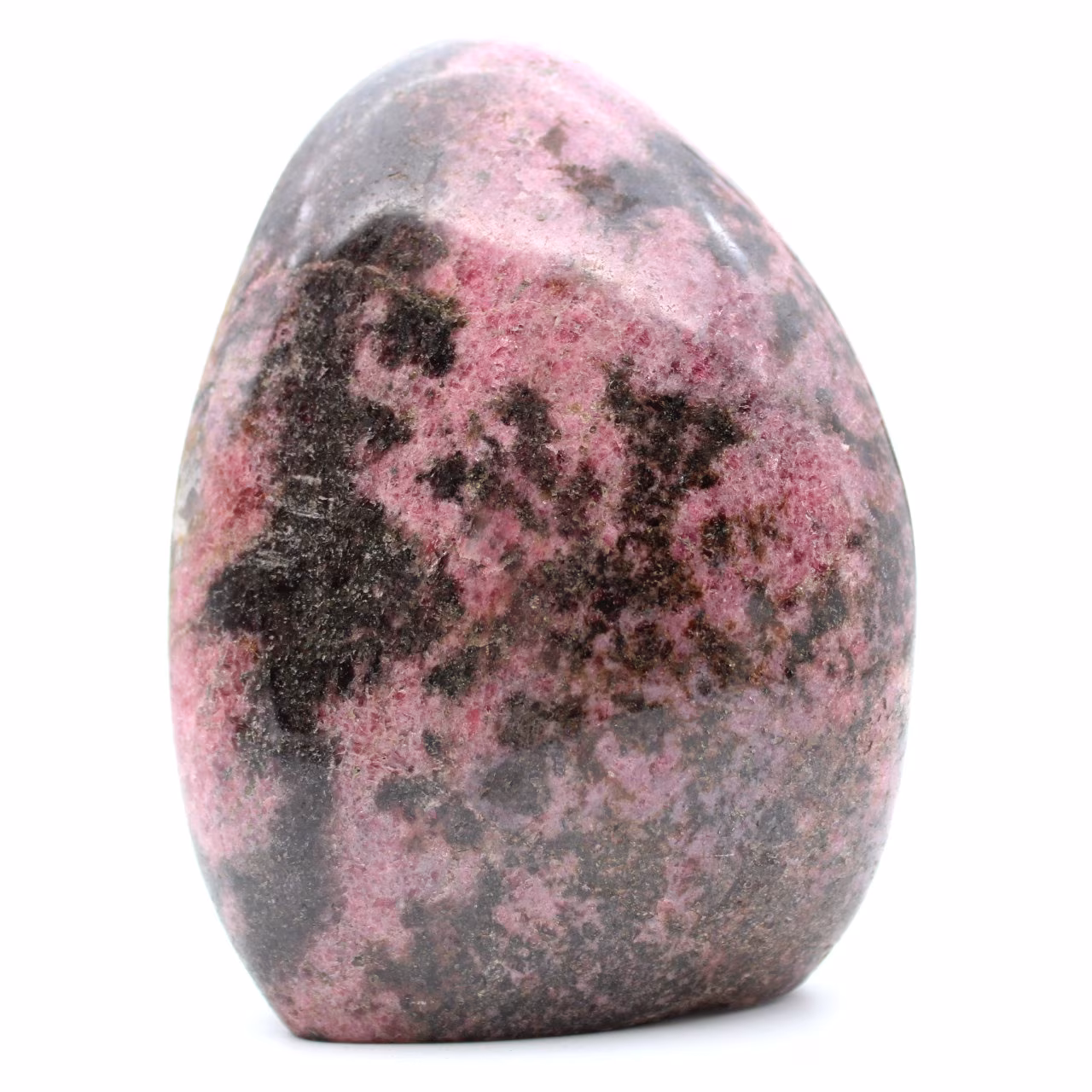 Forme libre en pierre de rhodonite