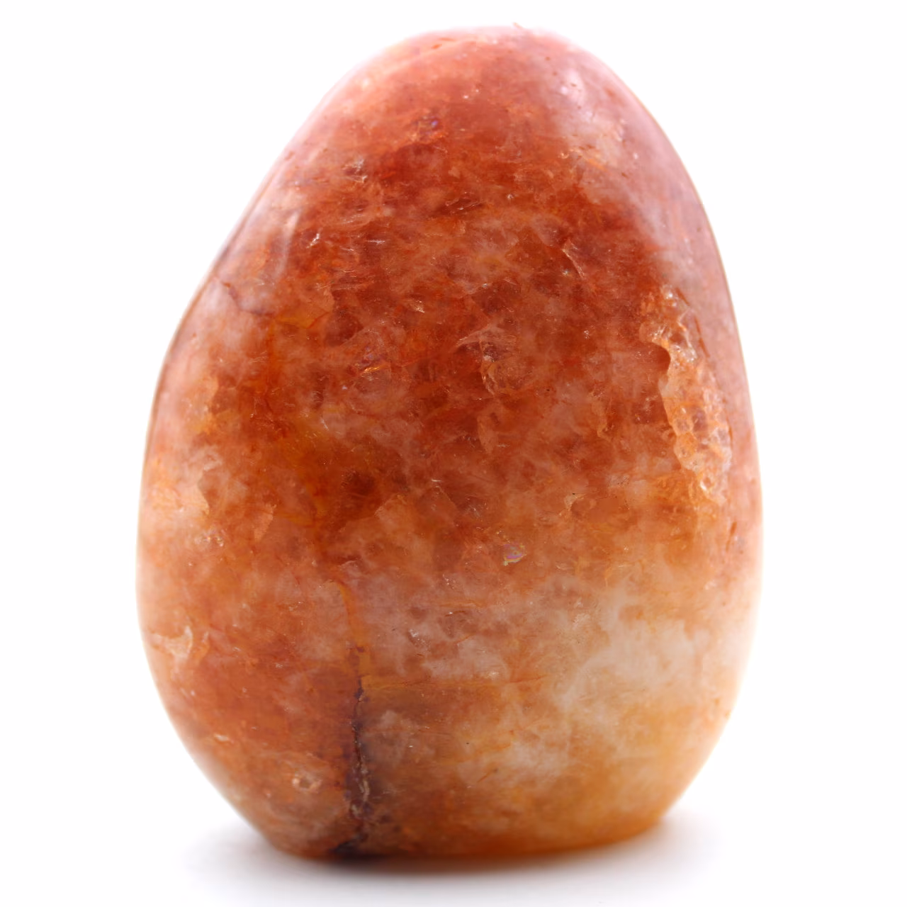 Pierre de quartz rouge naturelle