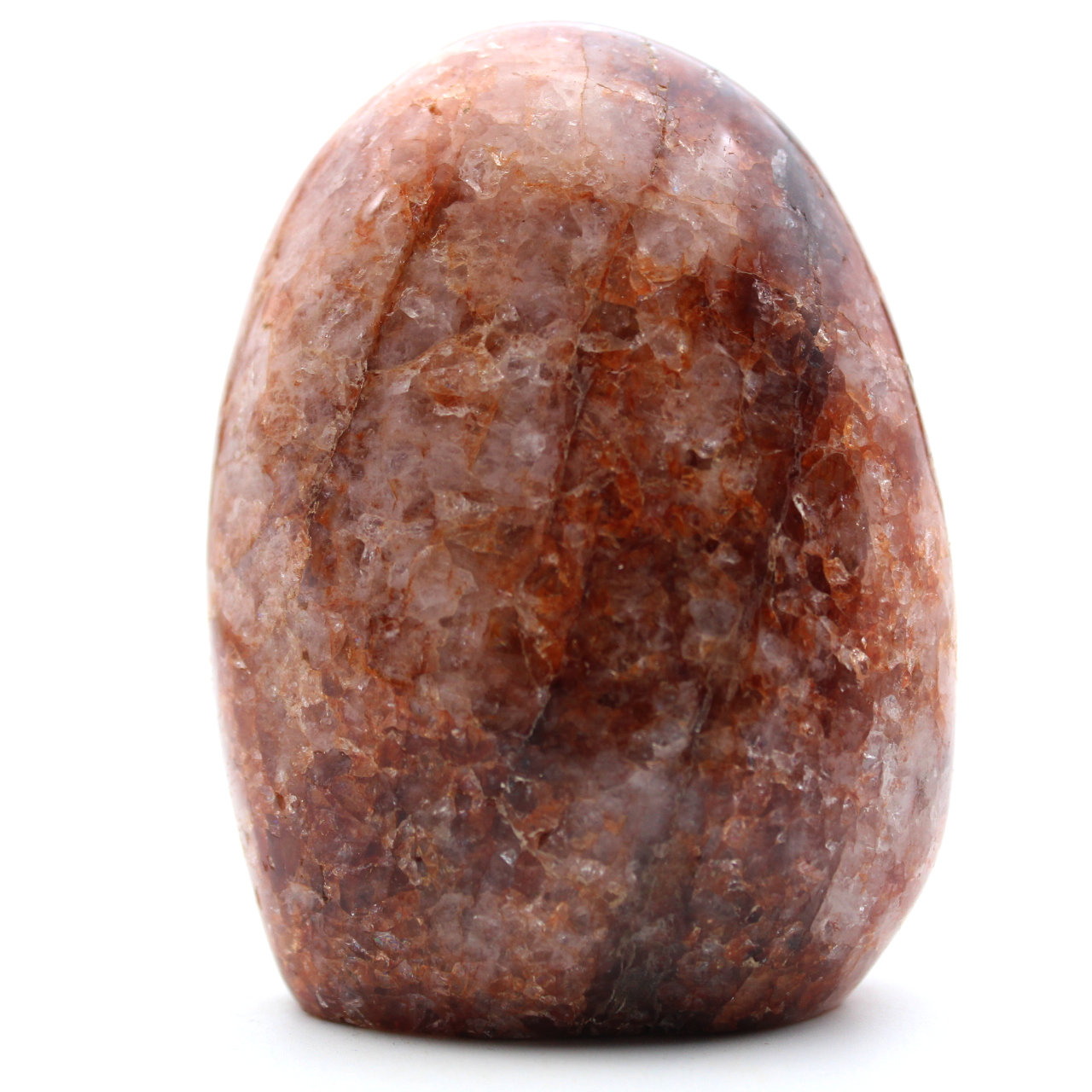 Pierre en Quartz rouge naturelle