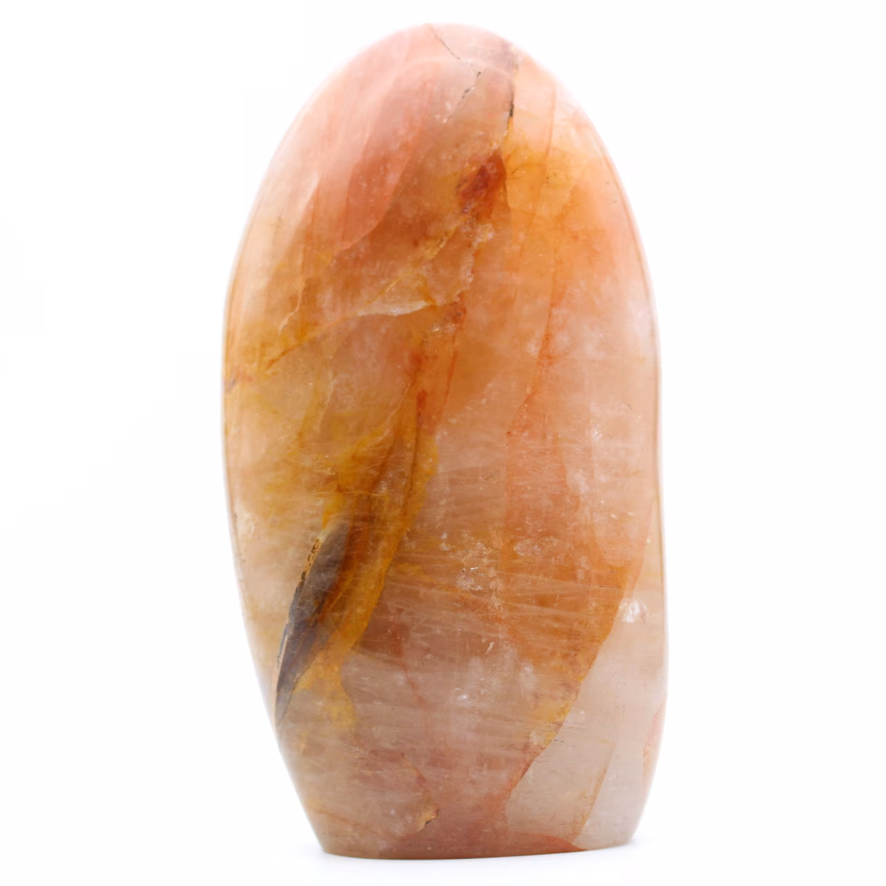 Forme libre de quartz jaune