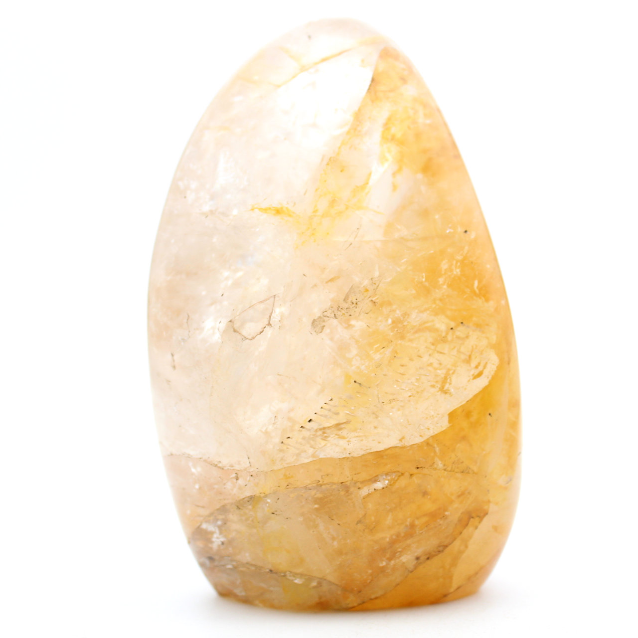 Quartz jaune naturelle de décoration