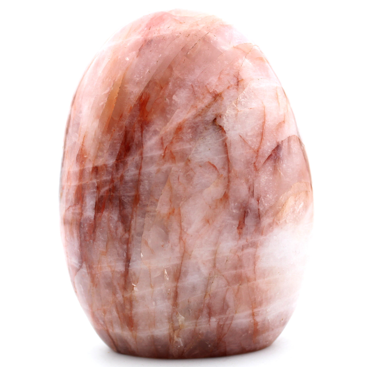 Pierre de Quartz hématoïde polie
