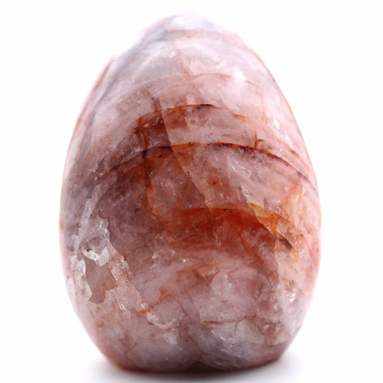 Forme libre en pierre de quartz hématoïde