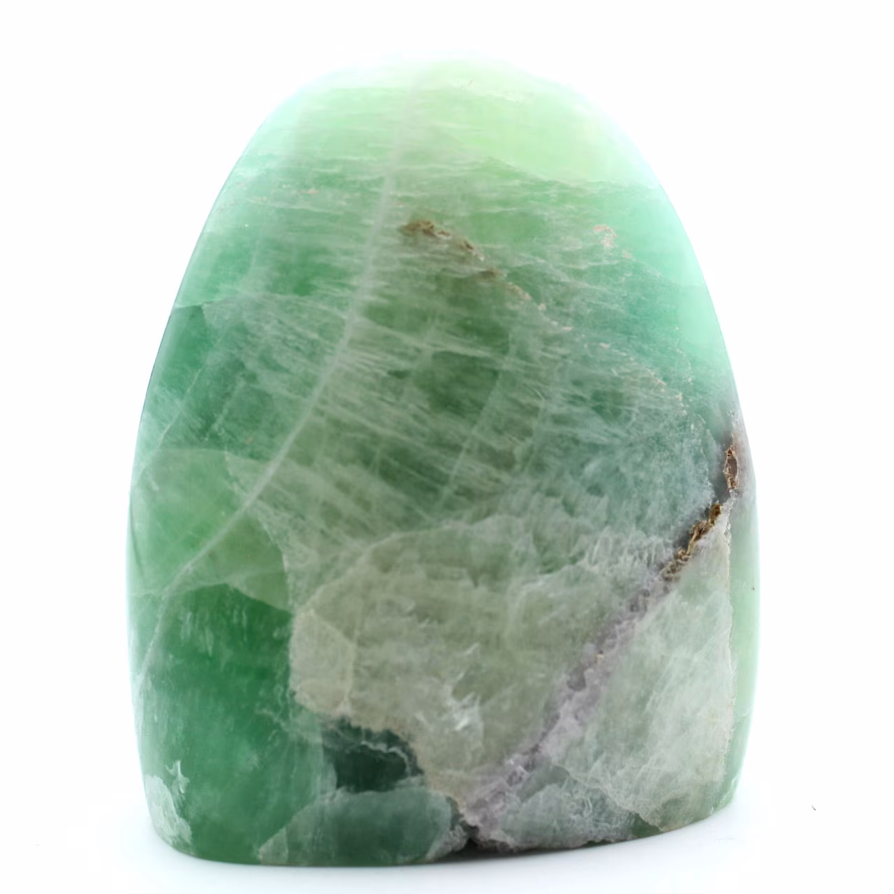 Pierre de décoration en Fluorite verte