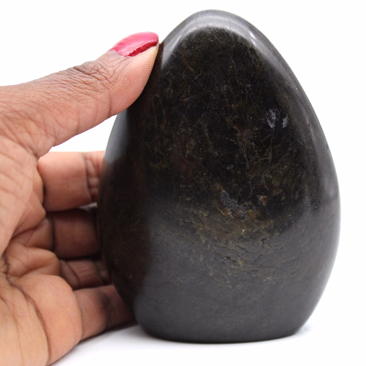 Tourmaline noire polie de Madagascar