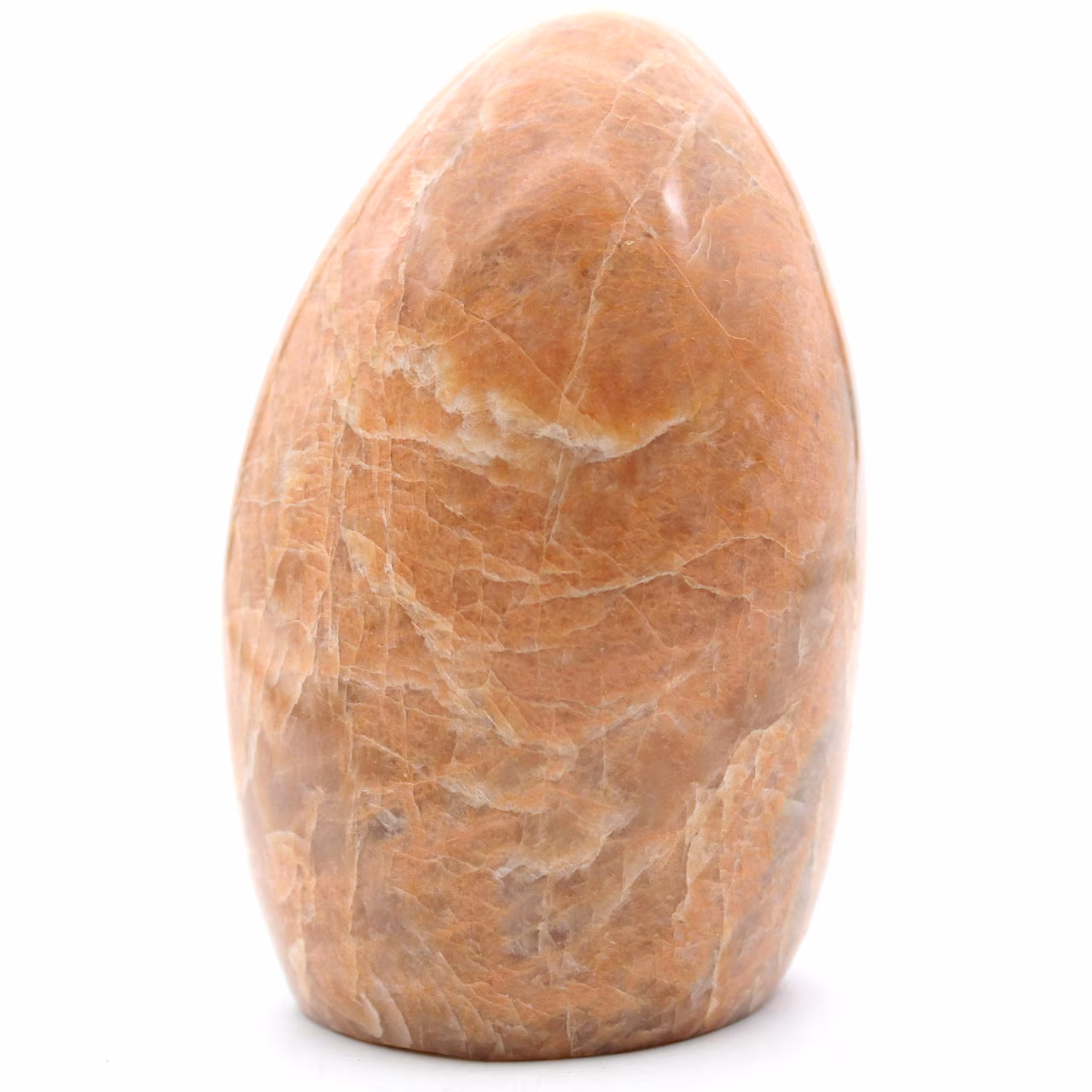 Pierre de lune rose microcline naturelle pour ornement