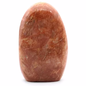 Forme libre en pierre de pierre de lune rose microcline