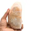 Forme libre en pierre de pierre de lune rose microcline - 1