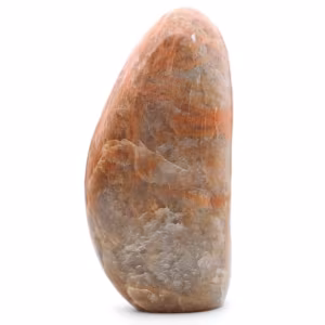 Forme libre en pierre de pierre de lune rose microcline