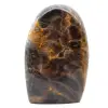 Pierre de lune noir microline naturelle polie - 0