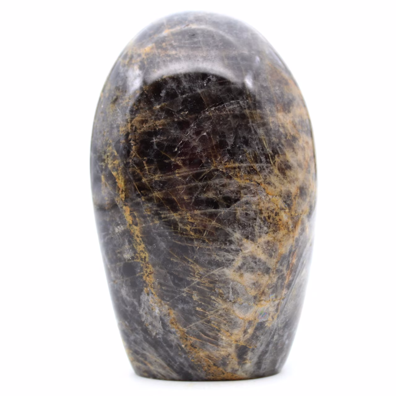 Pierre de lune noir microline naturelle