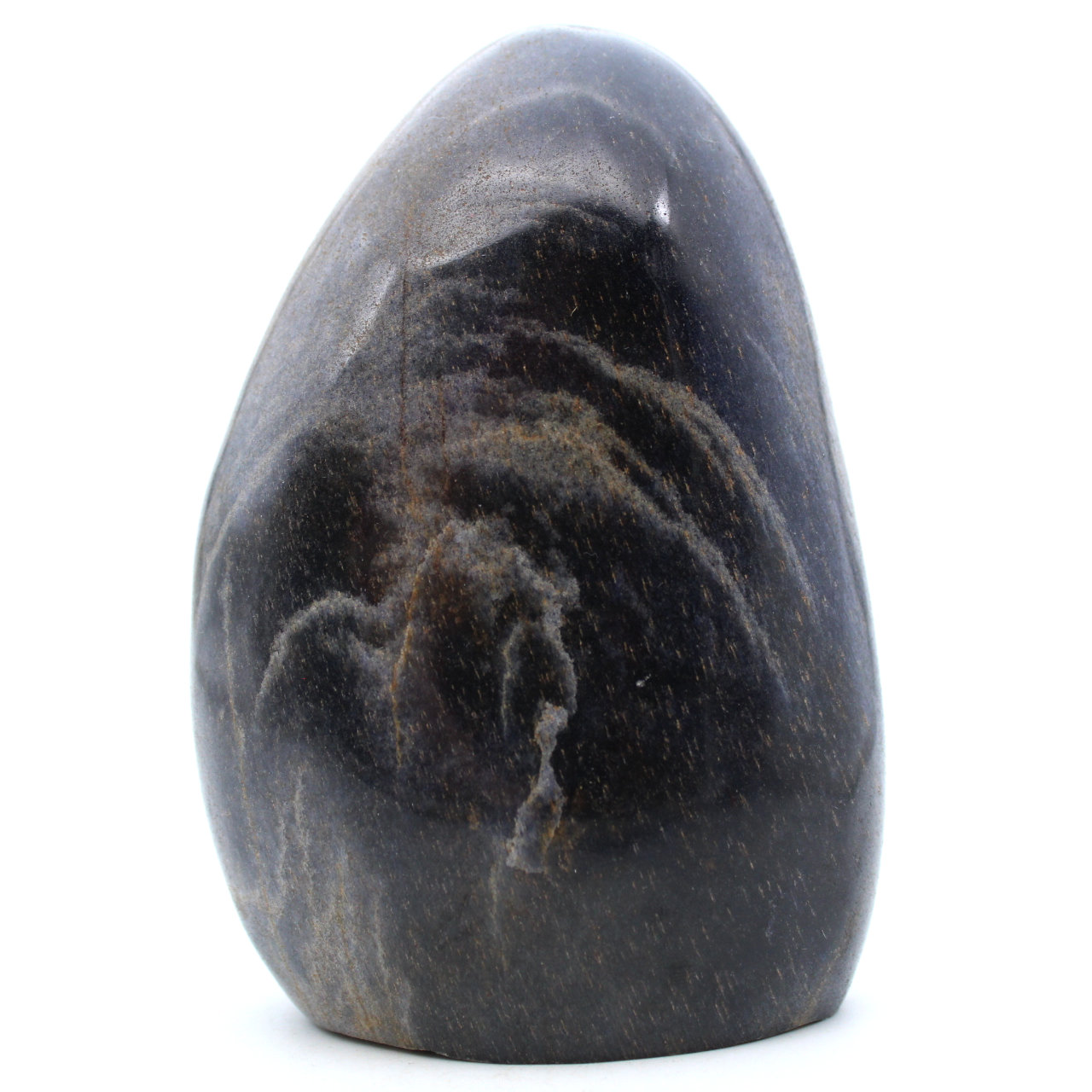 Bloc de lazurite naturelle polie