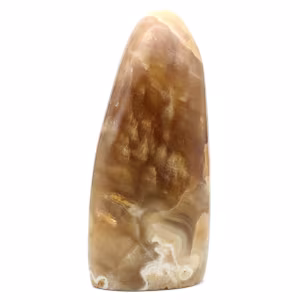 Pierre en Calcite miel de Madagascar