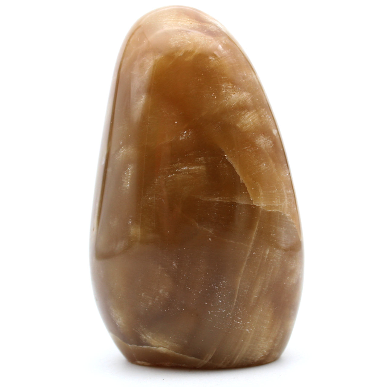 Pierre de calcite miel naturelle