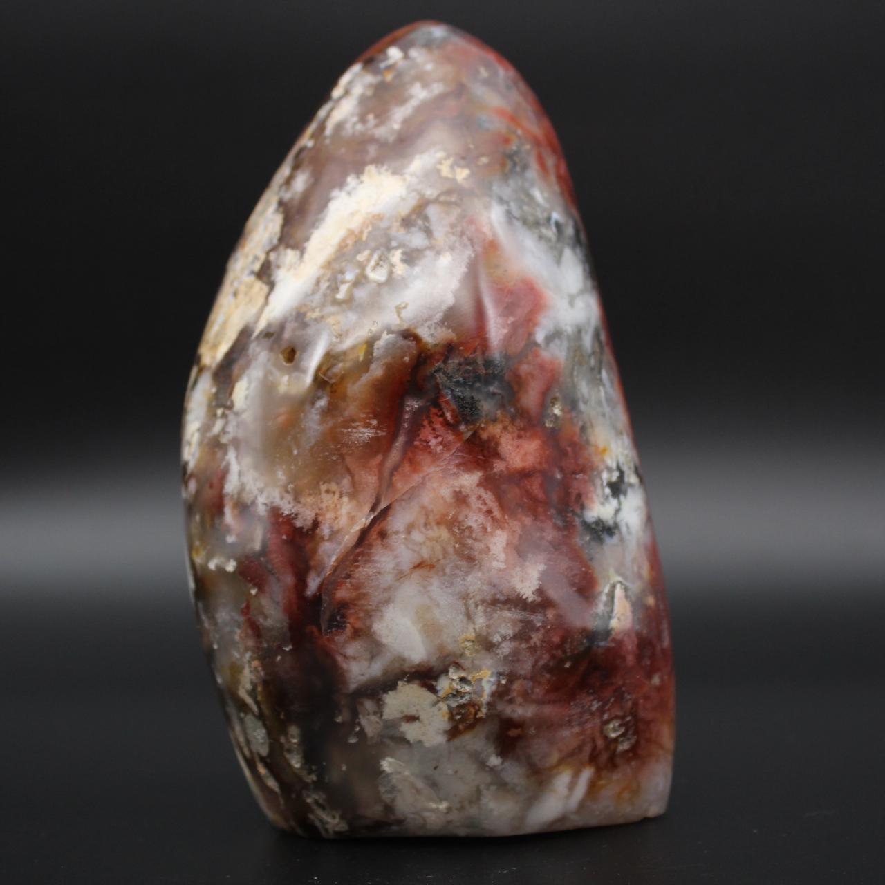 Forme libre d'agate fleur