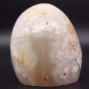 Agate fleur forme libre
