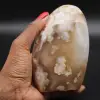 Agate fleur pierre d’ornement de Madagascar - 1