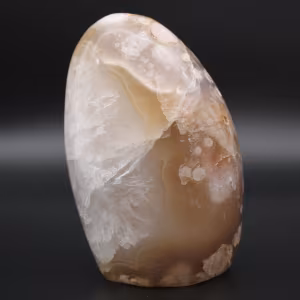 Agate fleur pierre d’ornement de Madagascar