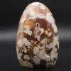 Bloc d'agate fleur naturelle polie - 0