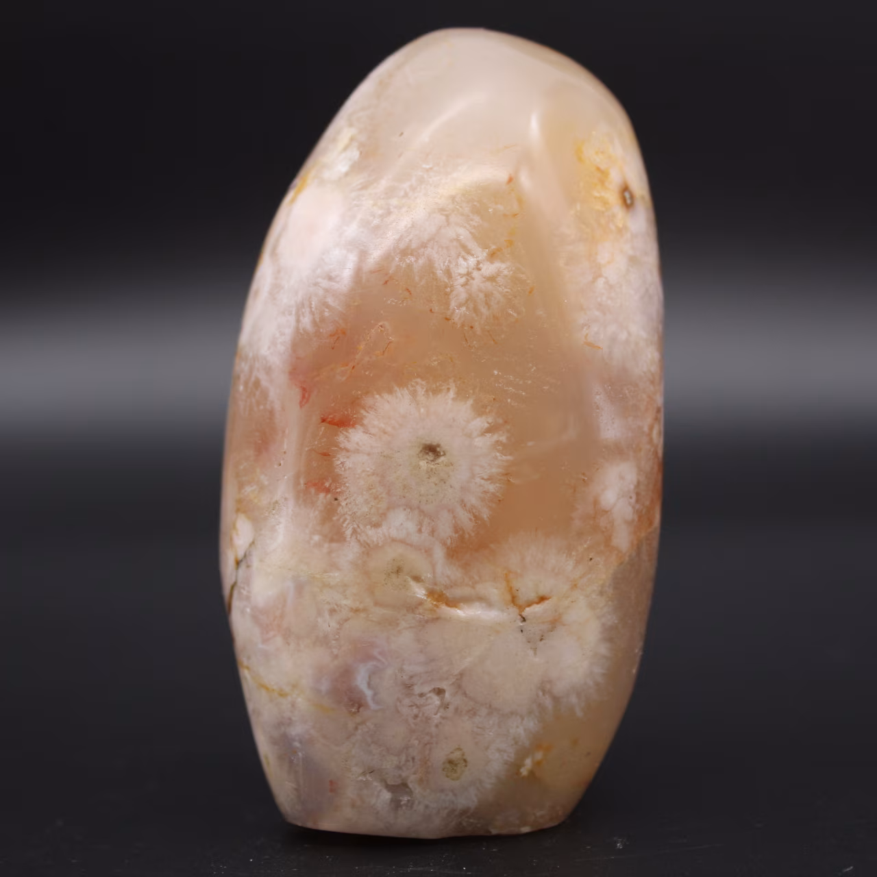 Forme libre en pierre d'agate fleur