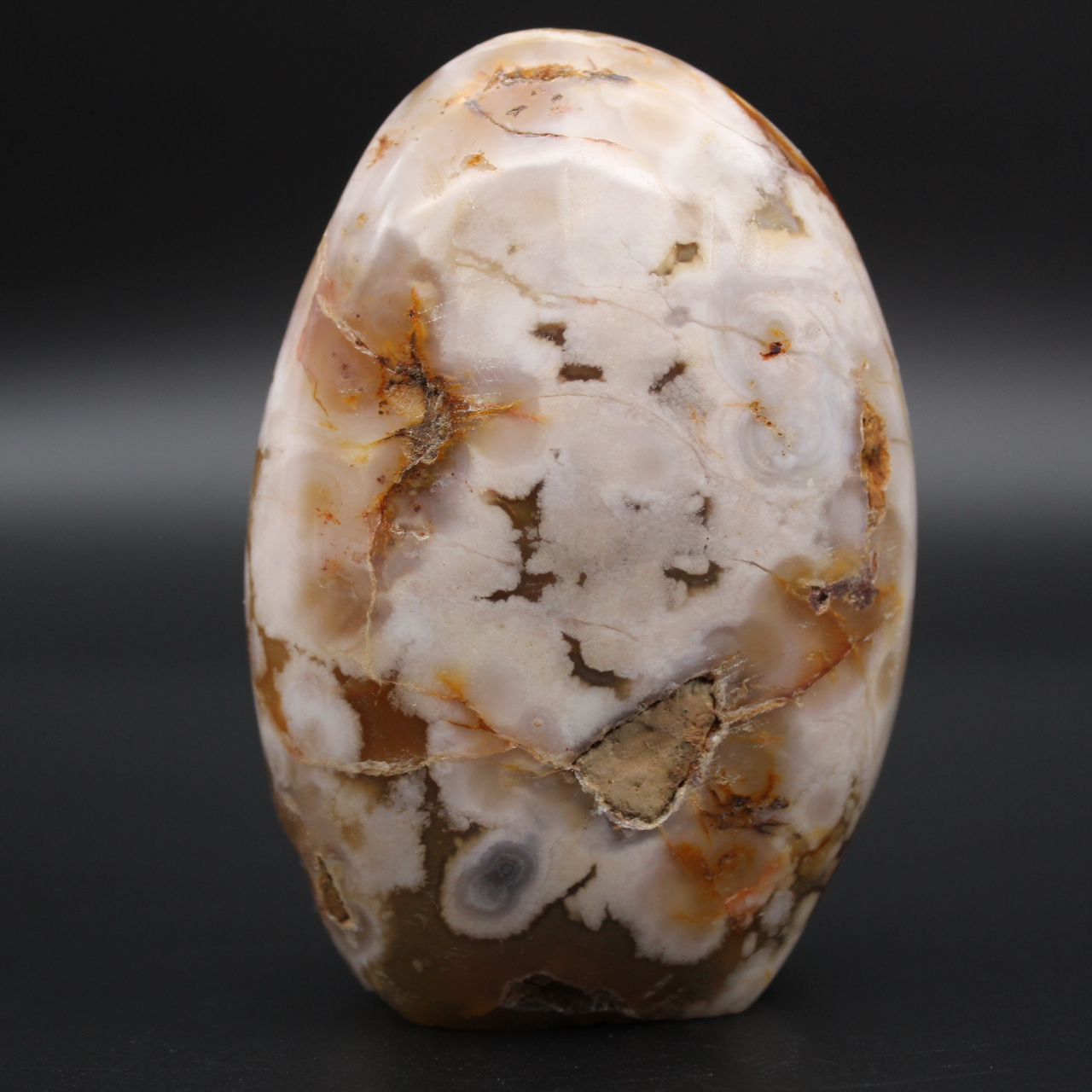 Agate fleur naturelle de collection