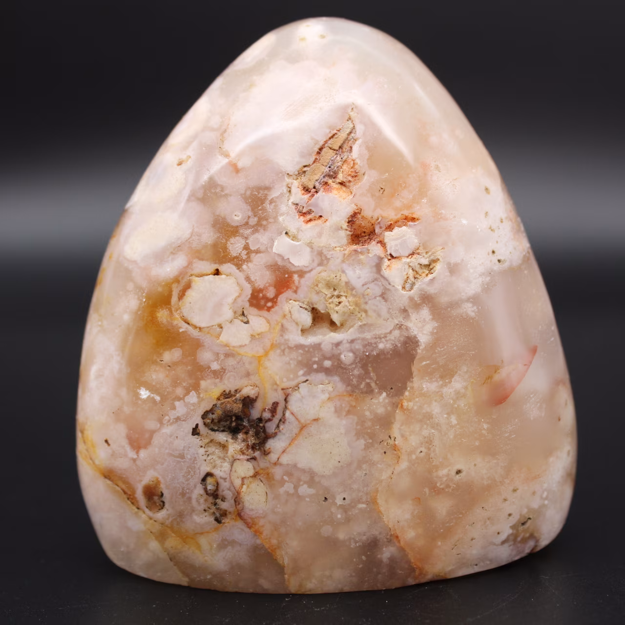 Forme libre en pierre d'agate fleur