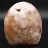 Agate fleur polie de Madagascar - 0