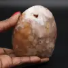 Agate fleur polie de Madagascar - 1
