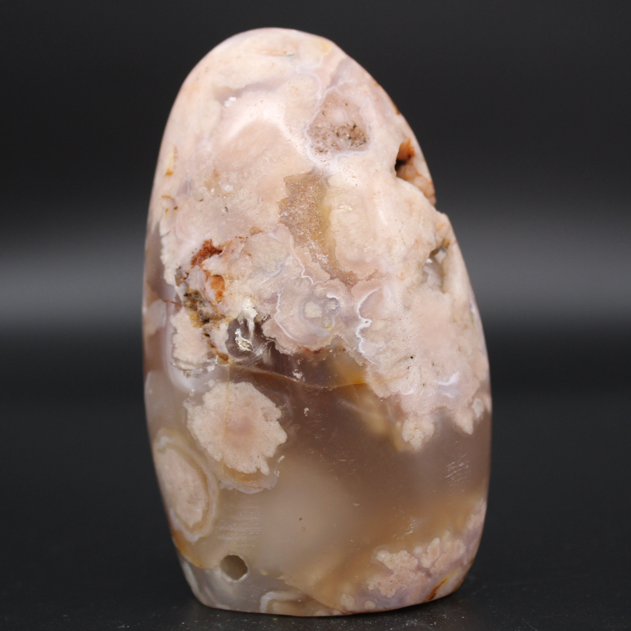 Forme libre en pierre d'agate fleur