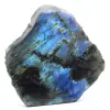 Pierre de décoration en Labradorite une face polie - 0