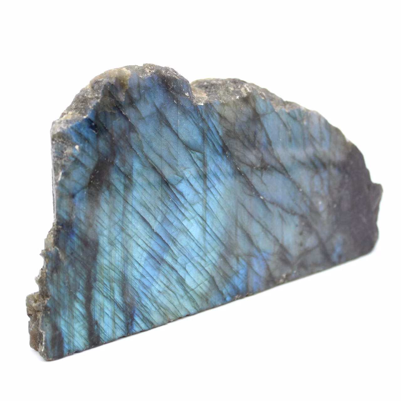 Labradorite une face polie naturelle de collection