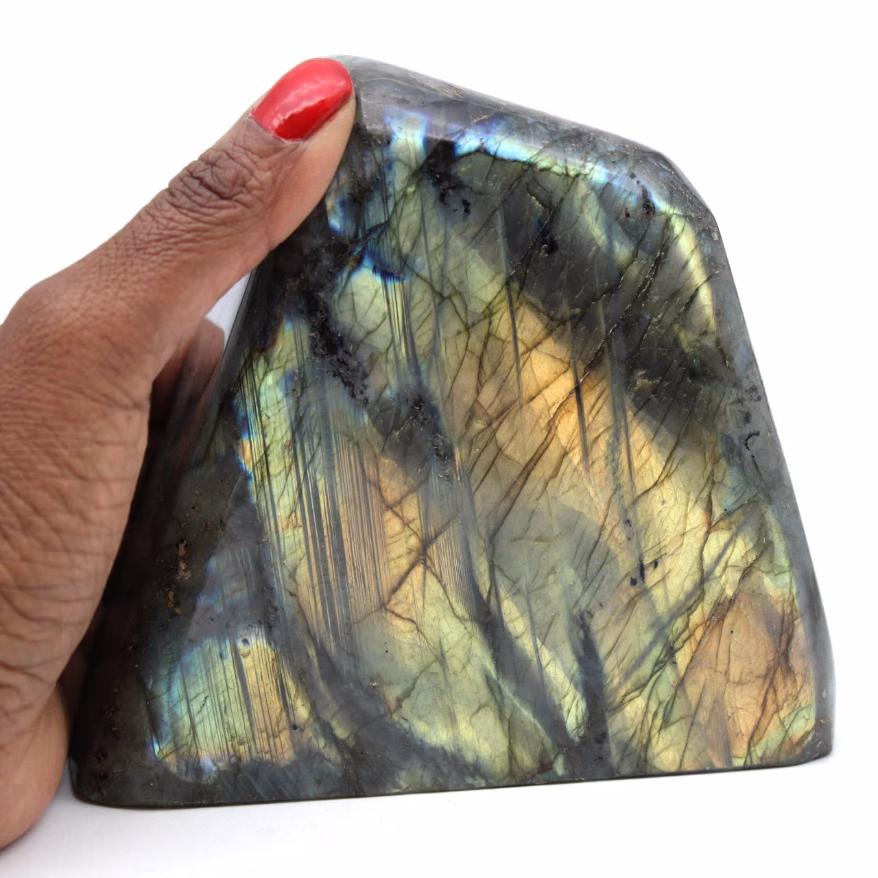 Pierre de décoration en Labradorite polie