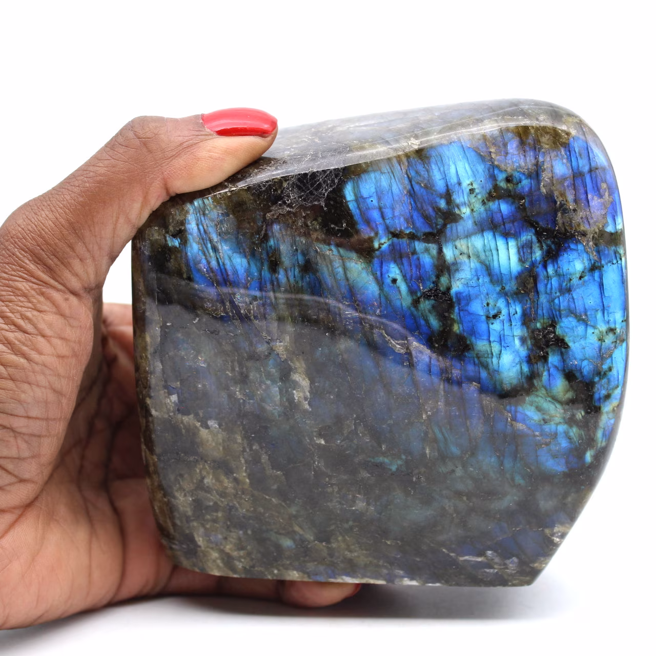 Pierre en Labradorite polie de Madagascar