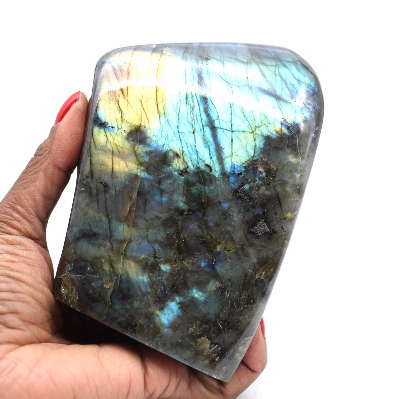 Labradorite polie naturelle de décoration