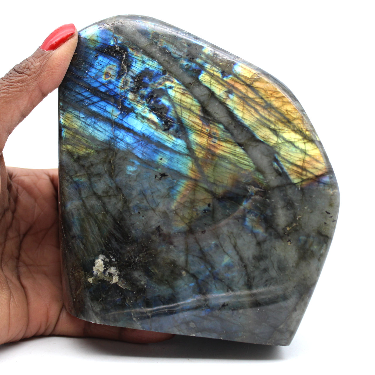 Labradorite polie naturelle pour ornement