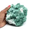 Cristaux cubiques naturels de fluorite sur gangue - 0