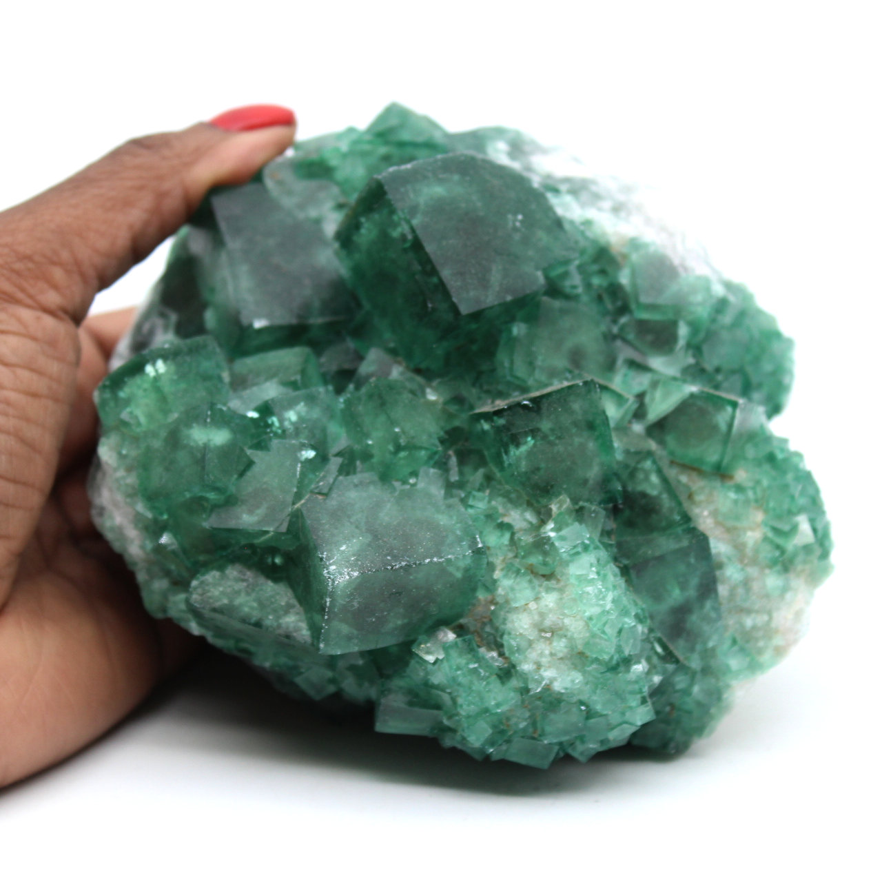Cristaux naturels cubiques de fluorite