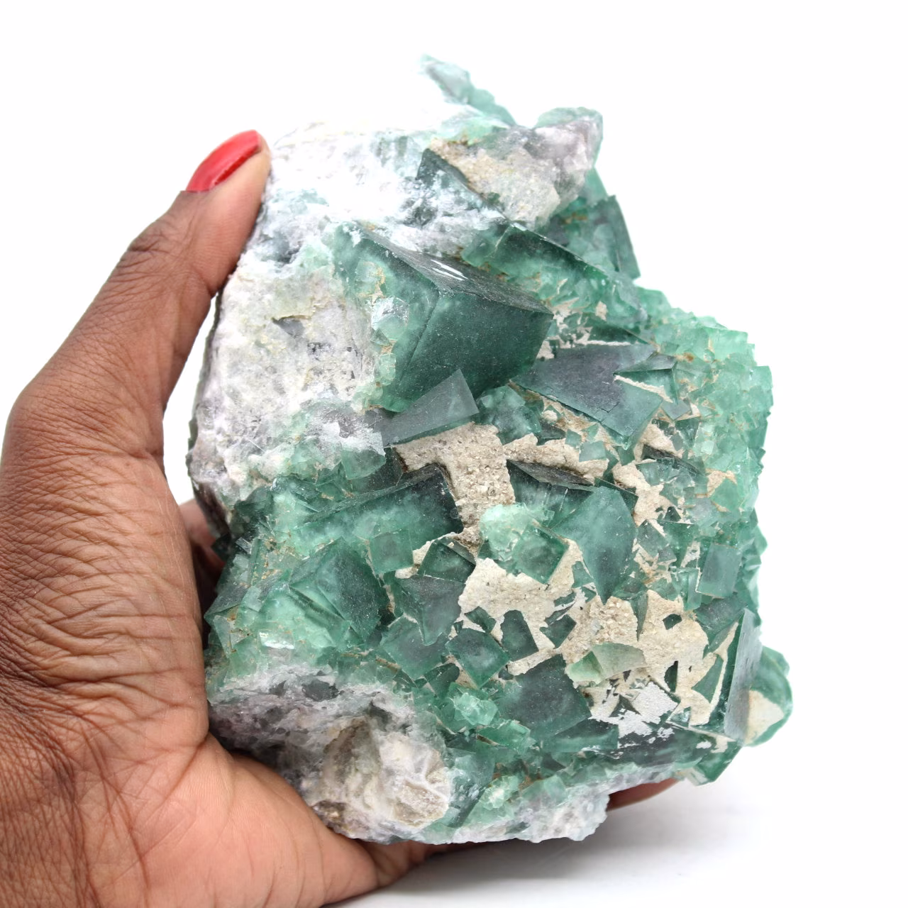 Fluorite verte naturelle brute