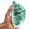 Fluorite brute verte en cristaux sur gangue - 0