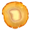 Tranche d'agate du Brésil