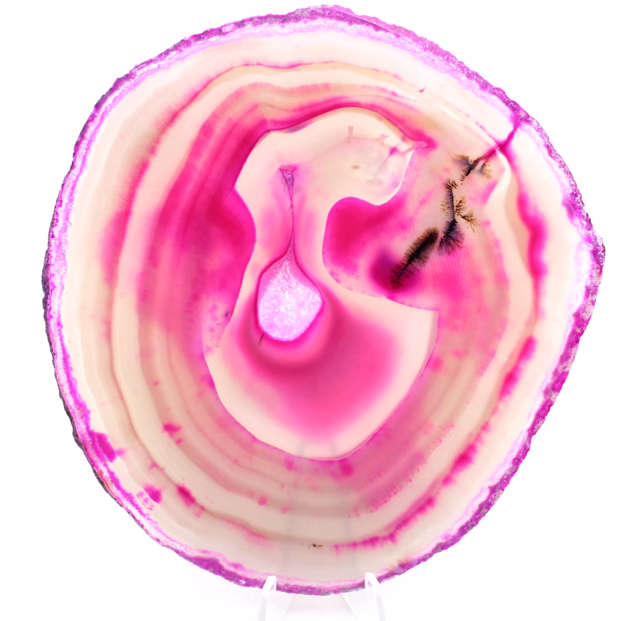 Tranche d'agate du Brésil