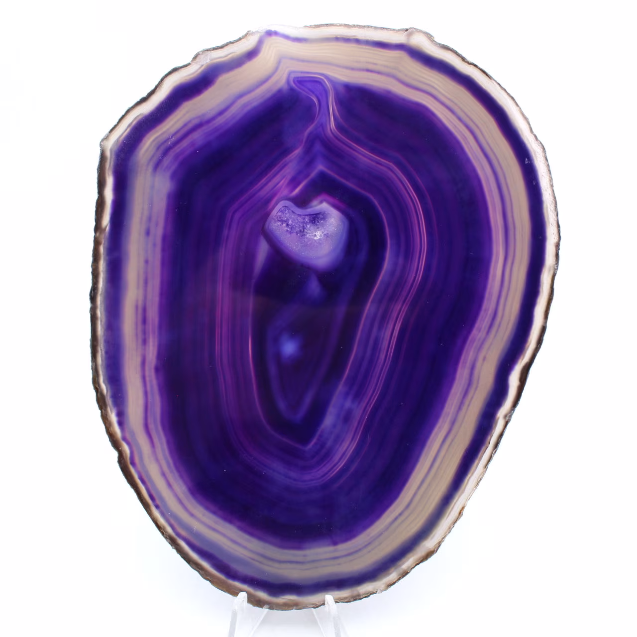 Tranche d'agate du Brésil