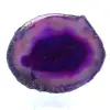 Pierre d'agate violette du Brésil - 0