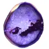 Décoration en agate violette - 0