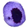 Décoration en agate violette minérale - 0