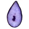 Pierre décorative en agate violette - 0