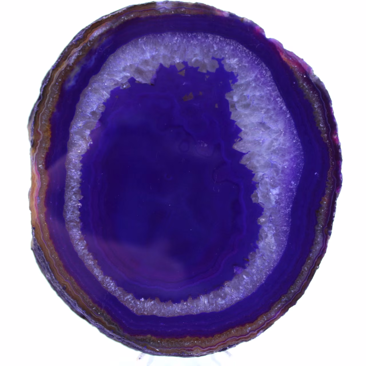 Pierre d'agate violette