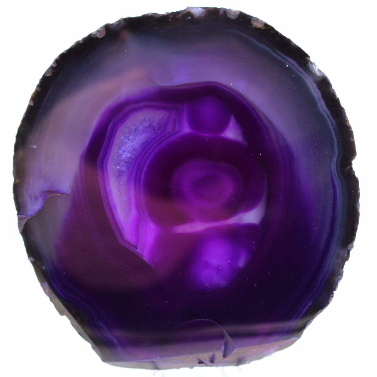 Agate violette du Brésil