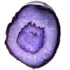 Pierre d'agate violette du Brésil - 0